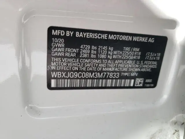 2021 BMW X1 XDRIVE28I  