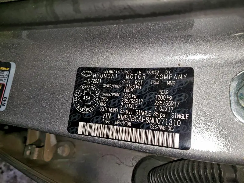 2022 HYUNDAI TUCSON SEL  