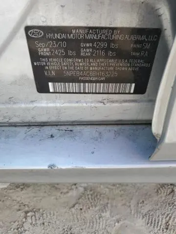 2011 HYUNDAI SONATA GLS  