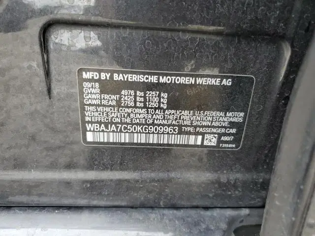 2019 BMW 530 XI