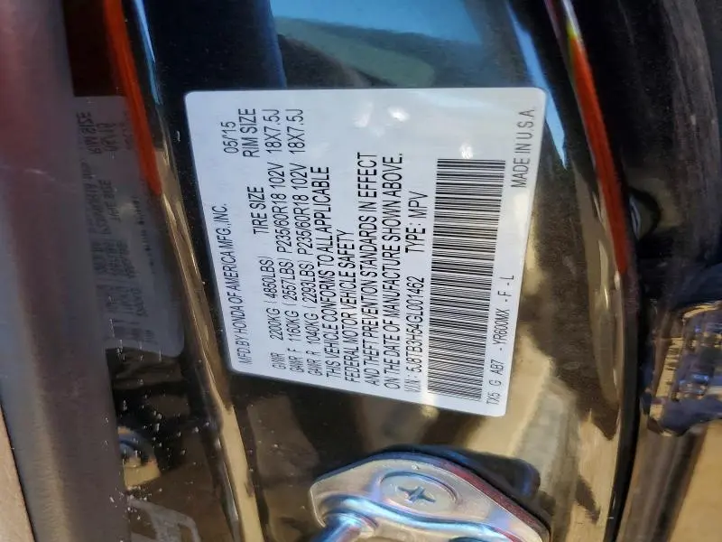 2016 ACURA RDX TECHNOLOGY  