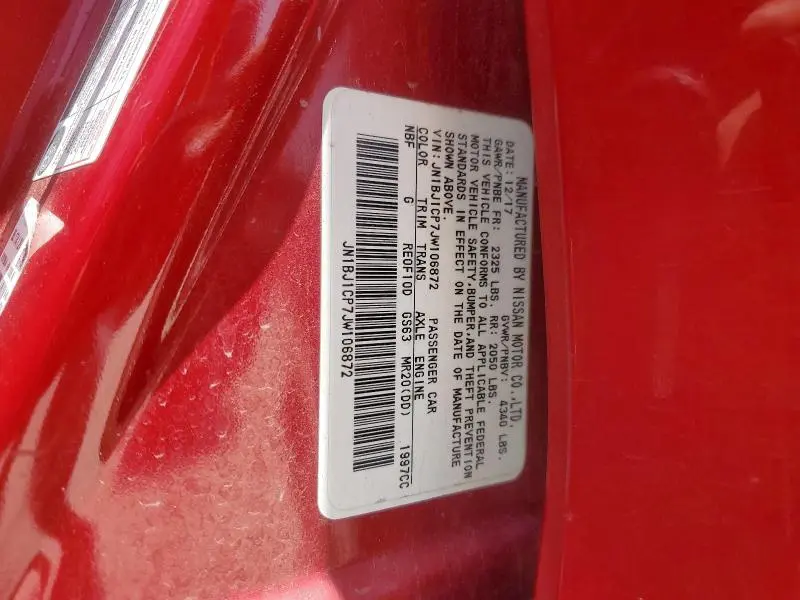 2018 NISSAN ROGUE SPORT S  