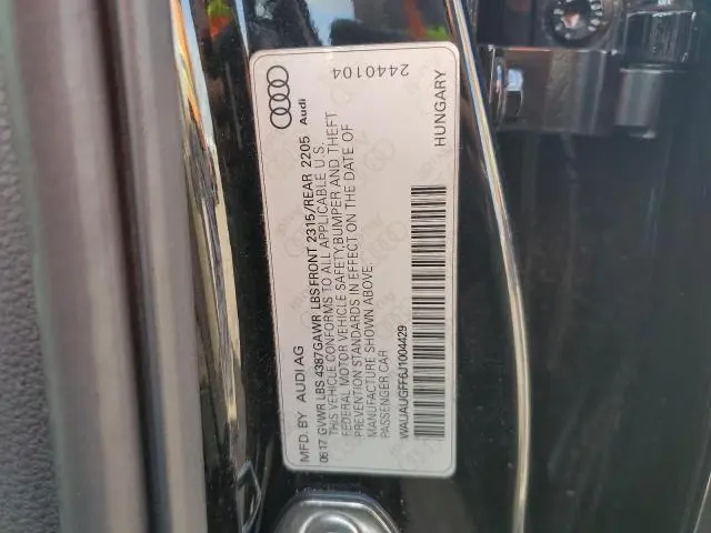 2018 AUDI A3 PREMIUM  