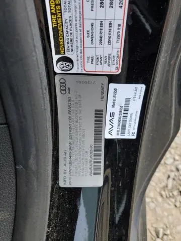 2018 AUDI A3 PREMIUM PLUS  