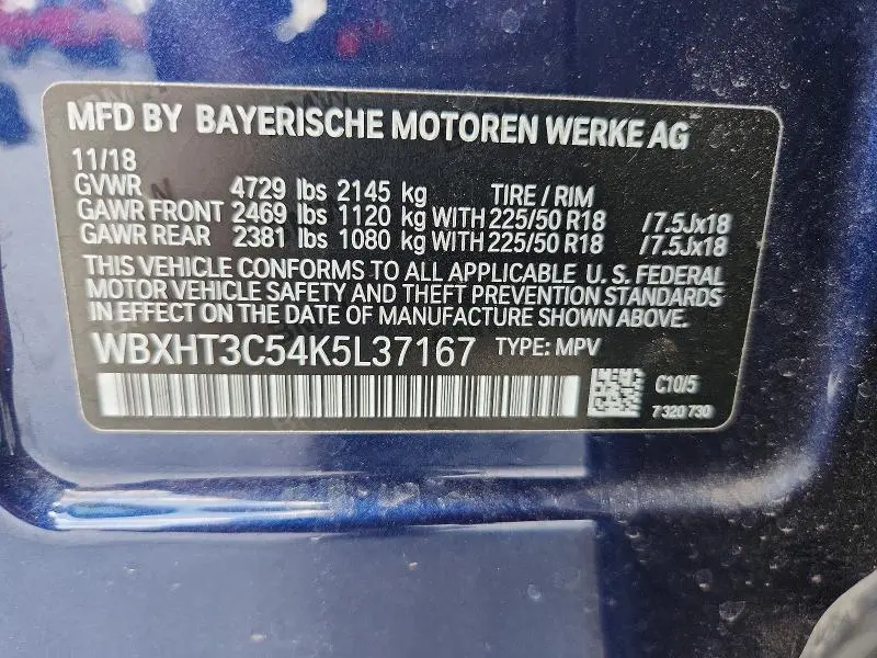 2019 BMW X1 XDRIVE28I  