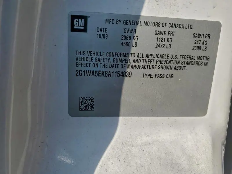 2010 CHEVROLET IMPALA LS  