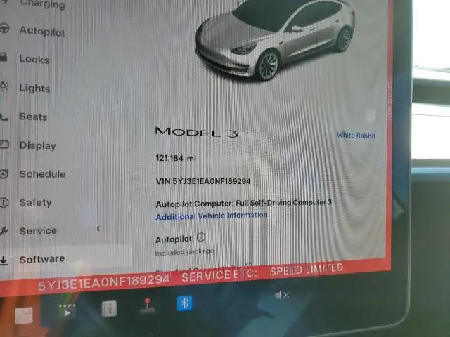 2022 TESLA MODEL 3   
