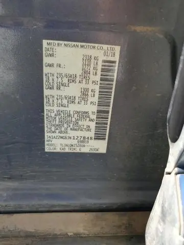 2018 NISSAN MURANO S  