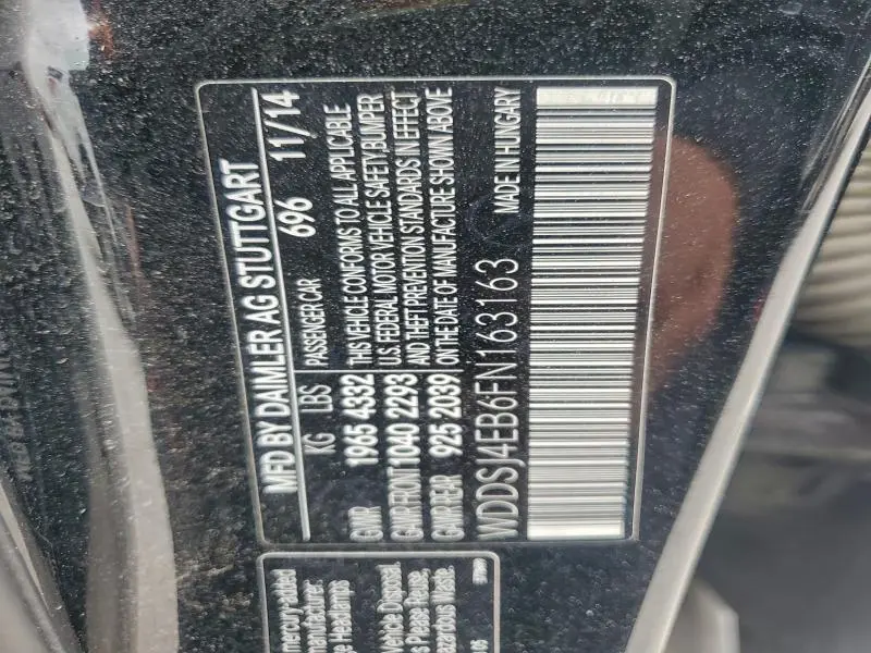 2015 MERCEDES-BENZ CLA 250  