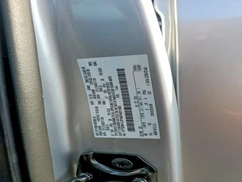 2019 FORD F150 SUPERCREW  