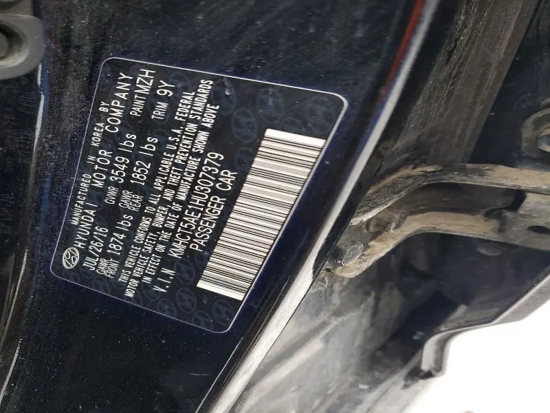 2017 HYUNDAI ACCENT SE  