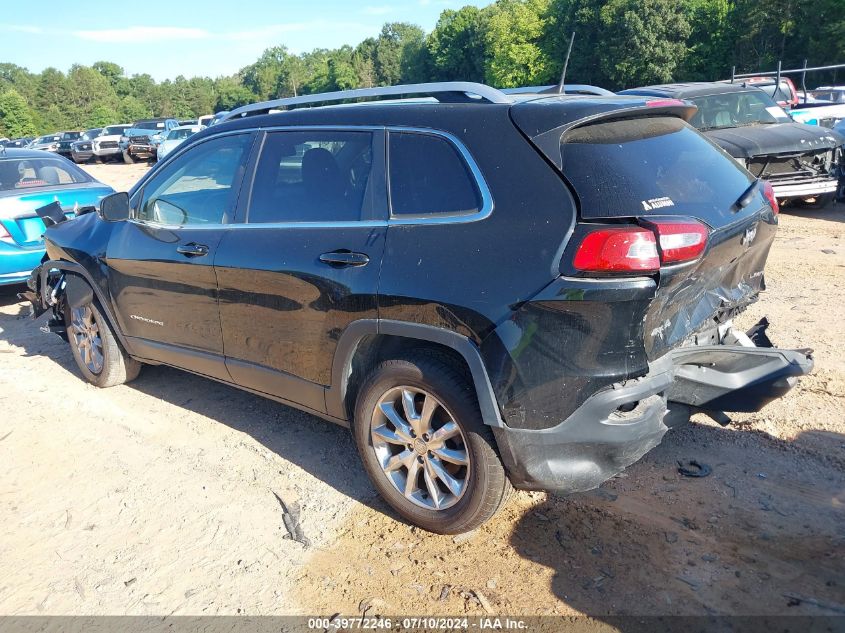 2017 JEEP CHEROKEE LIMITED 4X4