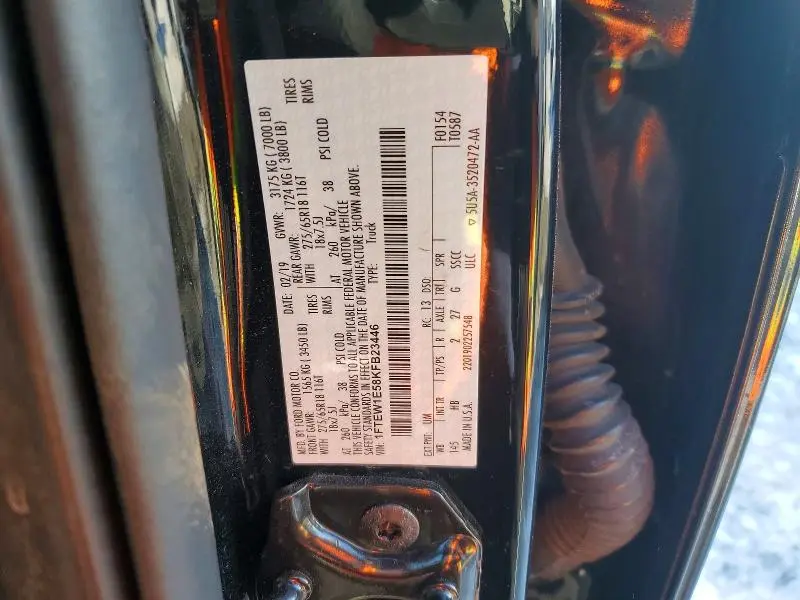 2019 FORD F150 SUPERCREW  