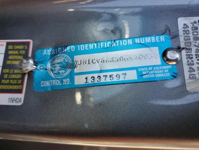 2013 INFINITI G37 JOURNEY  