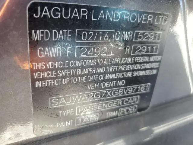 2016 JAGUAR XJL PORTFOLIO  