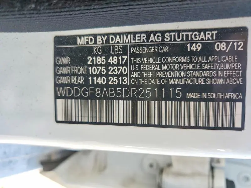2013 MERCEDES-BENZ C 300 4MATIC  