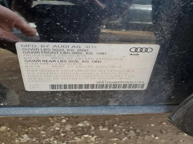 2015 AUDI Q5 PREMIUM PLUS  