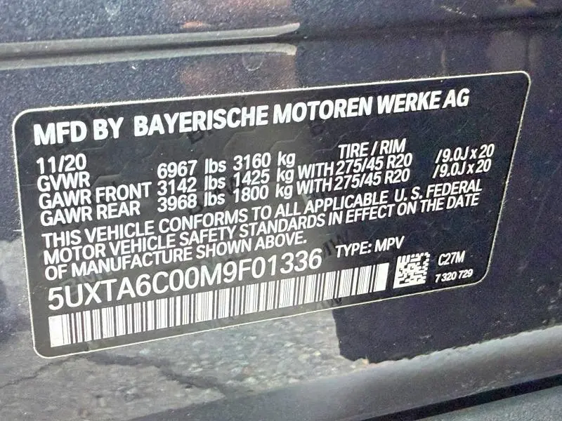 2021 BMW X5 XDRIVE45E  