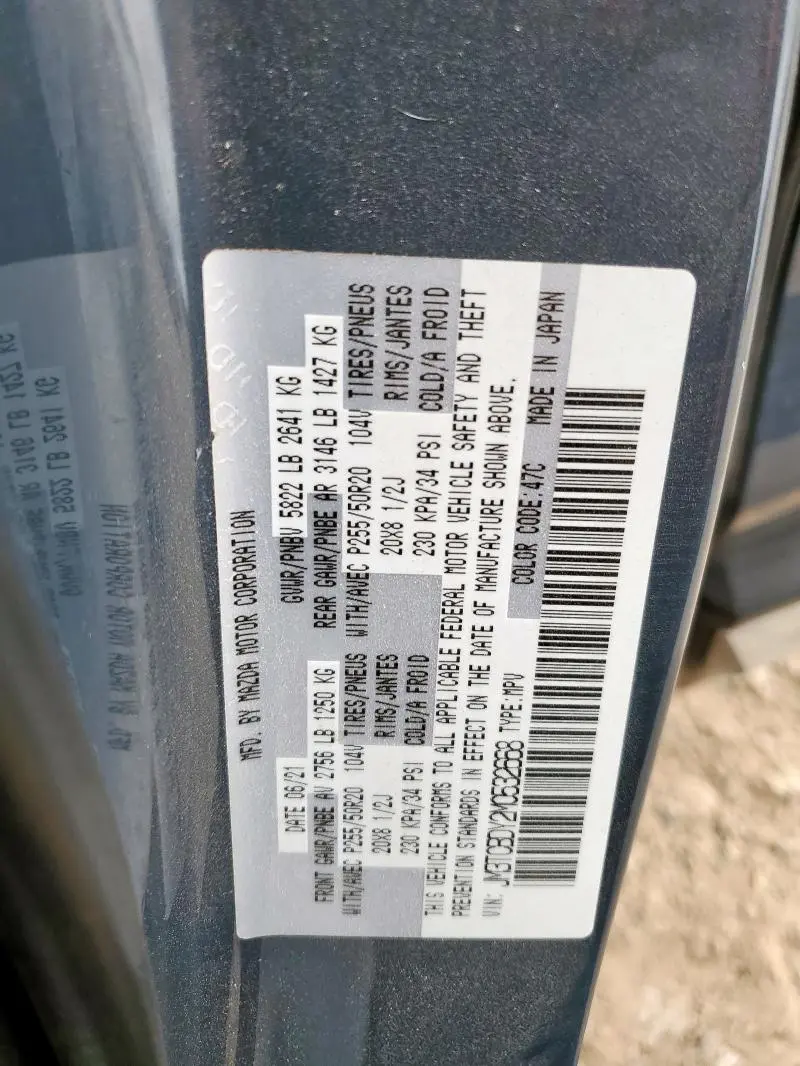 2021 MAZDA CX-9 GRAND TOURING  
