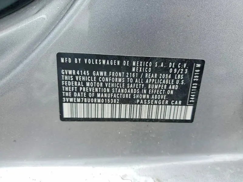 2024 VOLKSWAGEN JETTA SE  