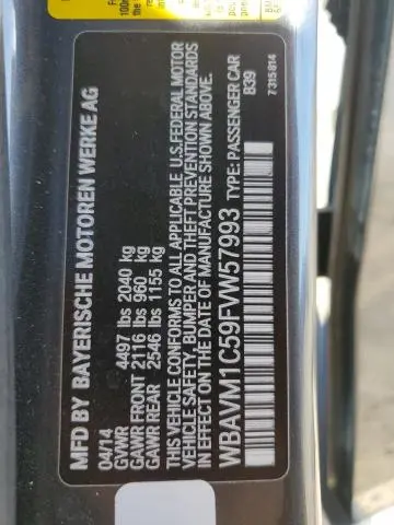 2015 BMW X1 SDRIVE28I  