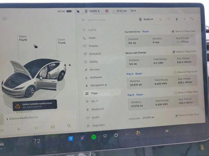 2025 TESLA MODEL 3   