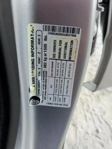 2010 FORD EXPLORER XLT  