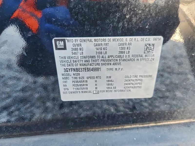 2014 CADILLAC SRX LUXURY COLLECTION  