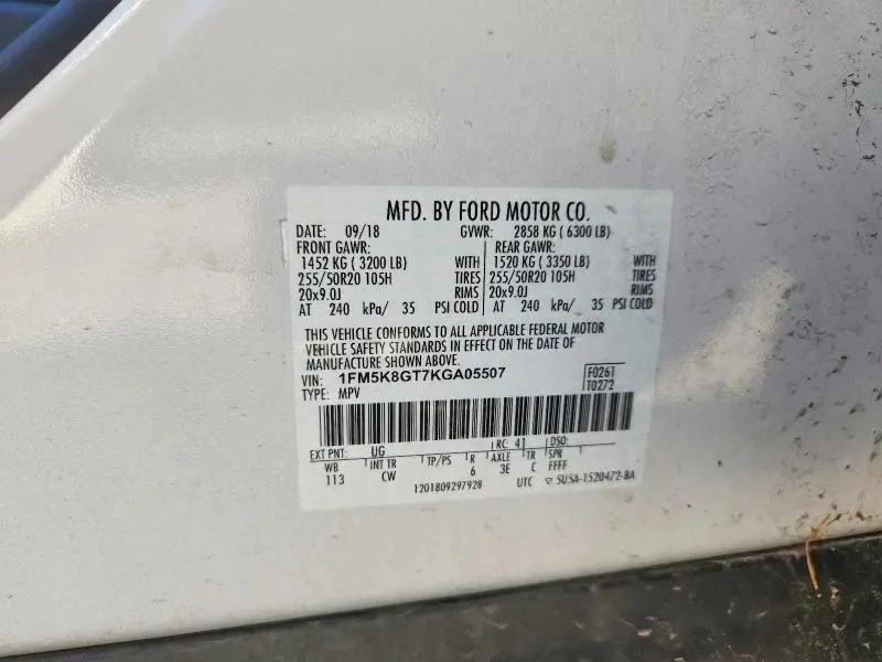 2019 FORD EXPLORER SPORT  