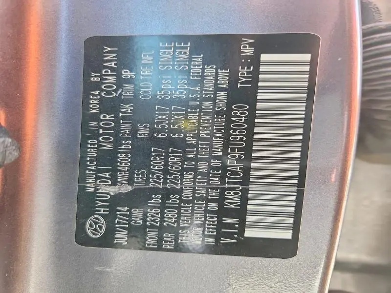 2015 HYUNDAI TUCSON GLS  