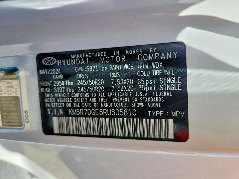 2024 HYUNDAI PALISADE CALLIGRAPHY  