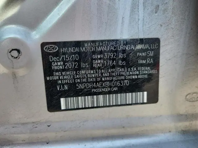 2011 HYUNDAI ELANTRA GLS  