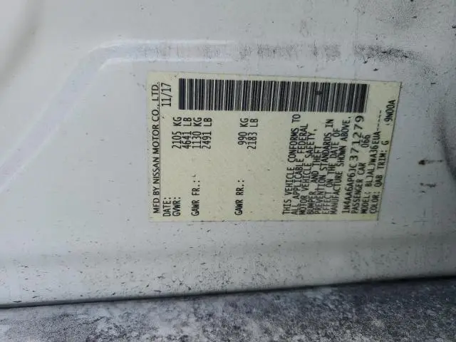 2018 NISSAN MAXIMA 3.5S  