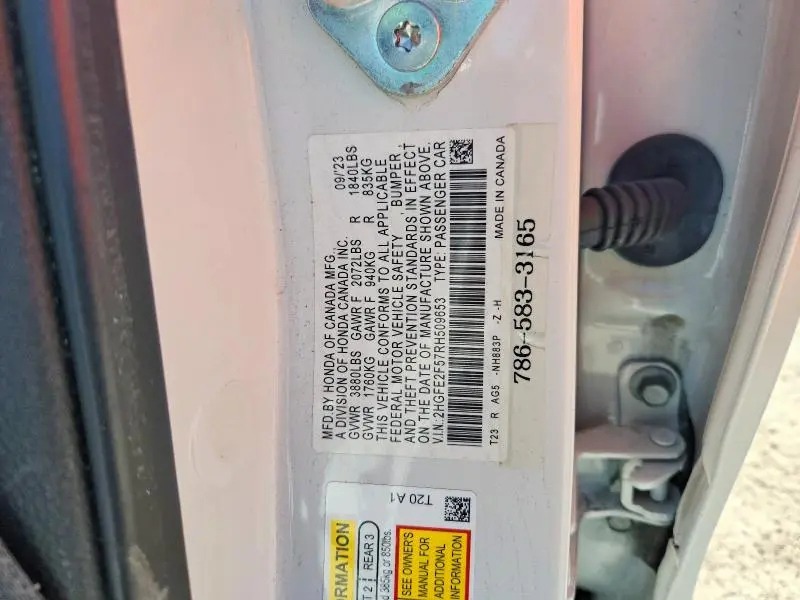 2024 HONDA CIVIC SPORT  
