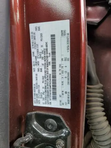 2015 FORD F150 SUPERCREW  