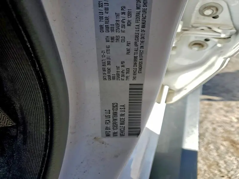 2022 RAM 1500 BIG HORN/LONE STAR  