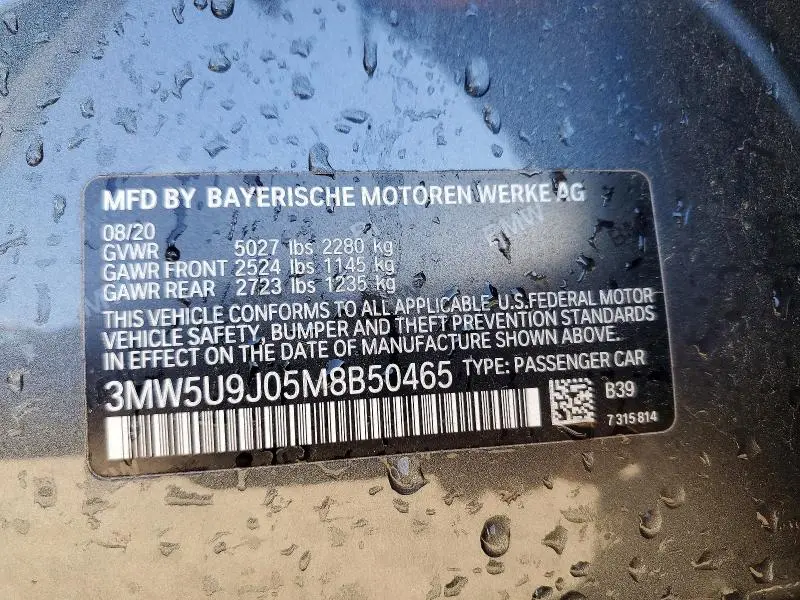 2021 BMW 530   