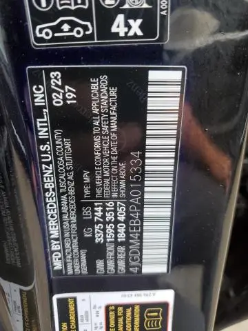 2023 MERCEDES-BENZ EQS SUV 580 4MATIC  