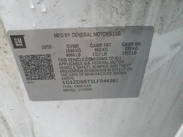 2020 CHEVROLET MALIBU LT  