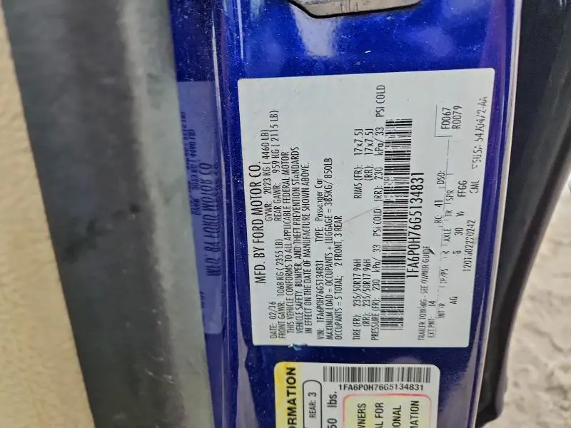 2016 FORD FUSION SE  