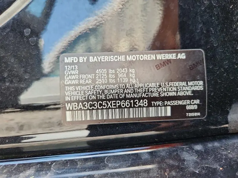 2014 BMW 320 I XDRIVE  