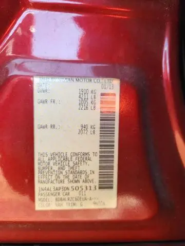 2013 NISSAN ALTIMA 2.5  