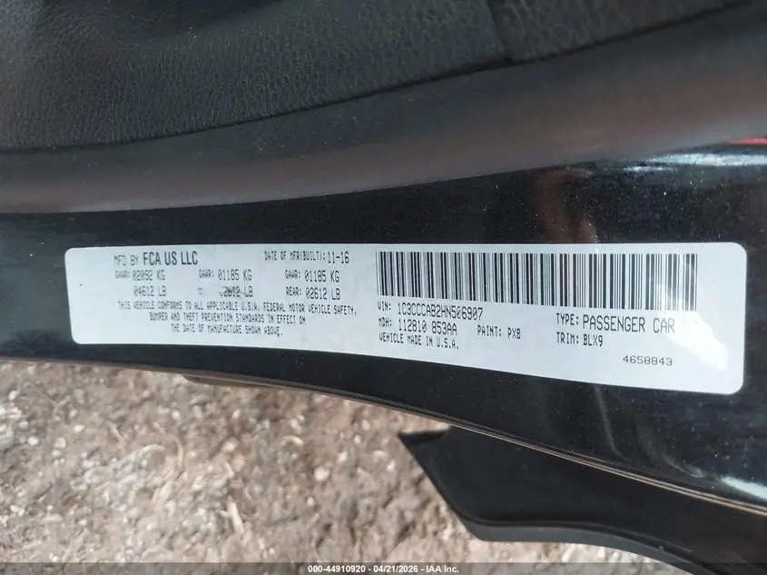 2017 CHRYSLER 200 LIMITED PLATINUM