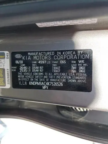 2019 KIA SPORTAGE LX  