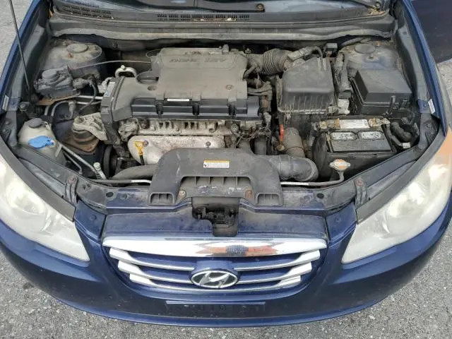 2010 HYUNDAI ELANTRA BLUE  