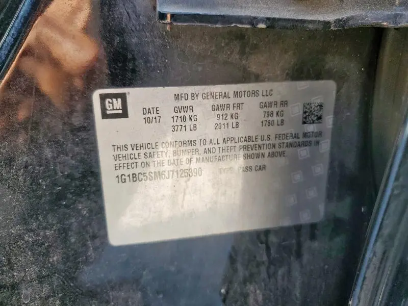 2018 CHEVROLET CRUZE LS  