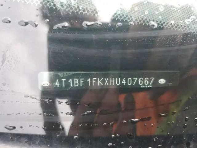 2017 TOYOTA CAMRY LE  