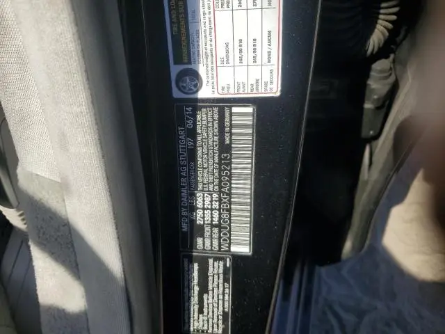 2015 MERCEDES-BENZ S 550 4MATIC  