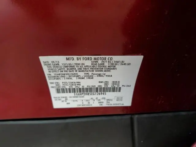 2014 FORD TAURUS SEL  