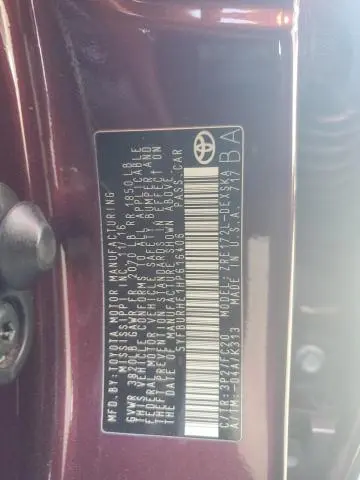 2017 TOYOTA COROLLA L  